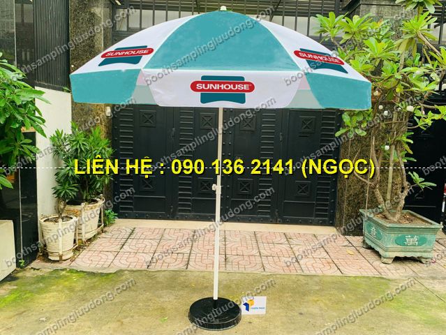 dù che nắng in logo ngoài trời