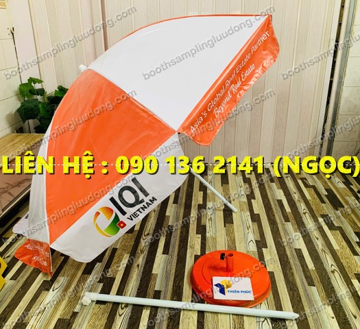 dù che quán trà sữa