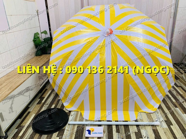 dù in logo đẹp ngoài trời