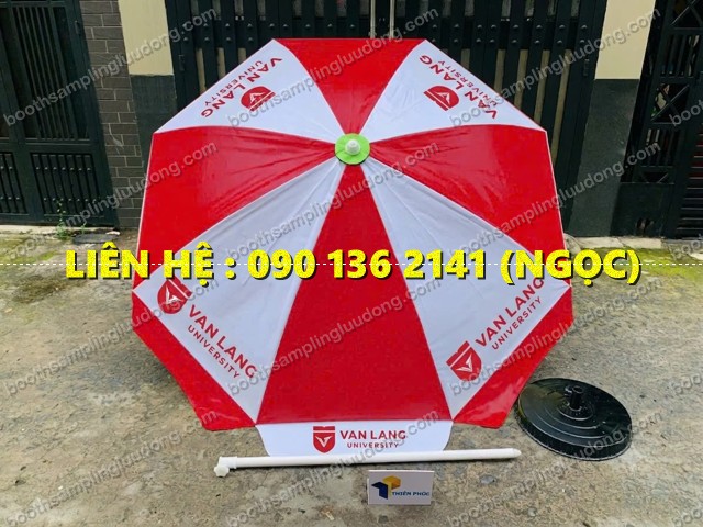 dù in logo quảng cáo đế sắt