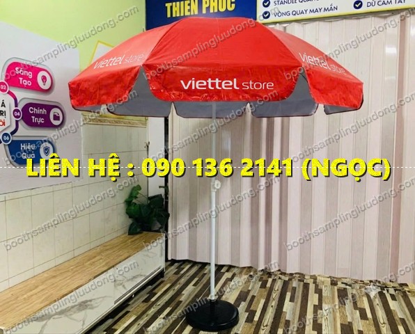 dù in logo thương hiệu che nắng mưa