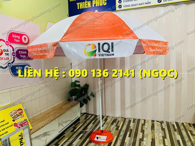 dù ngoài trời in logo quảng cáo