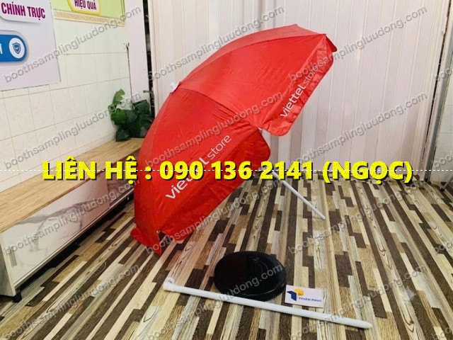 dù ngoài trời in logo quảng cáo