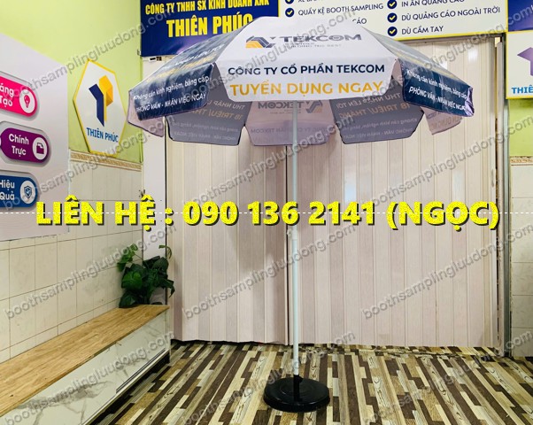 dù quảng cáo ngoài trời 2m2