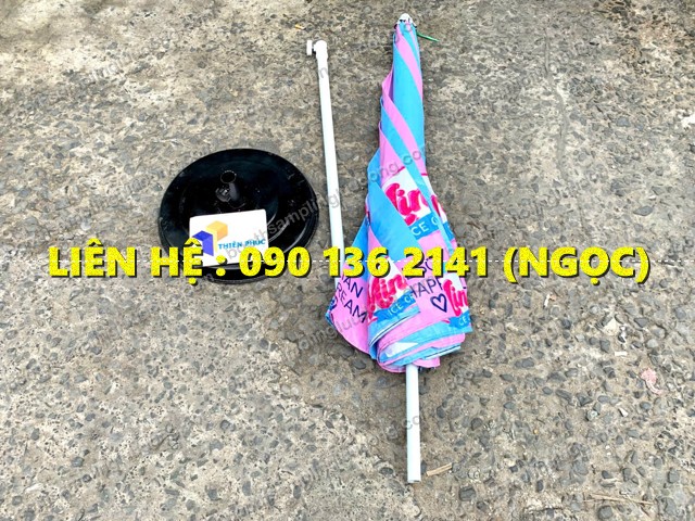 dù che nắng quảng cáo gấp gọn