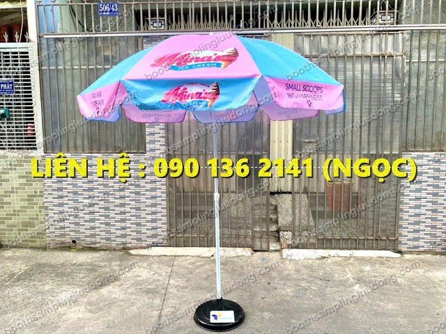 in dù quảng cáo ngoài trời