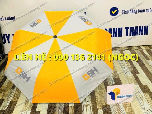 sản xuất ô dù cầm tay in logo